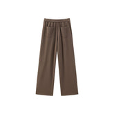 Women's Washed Drawstring Straight Casual Pants